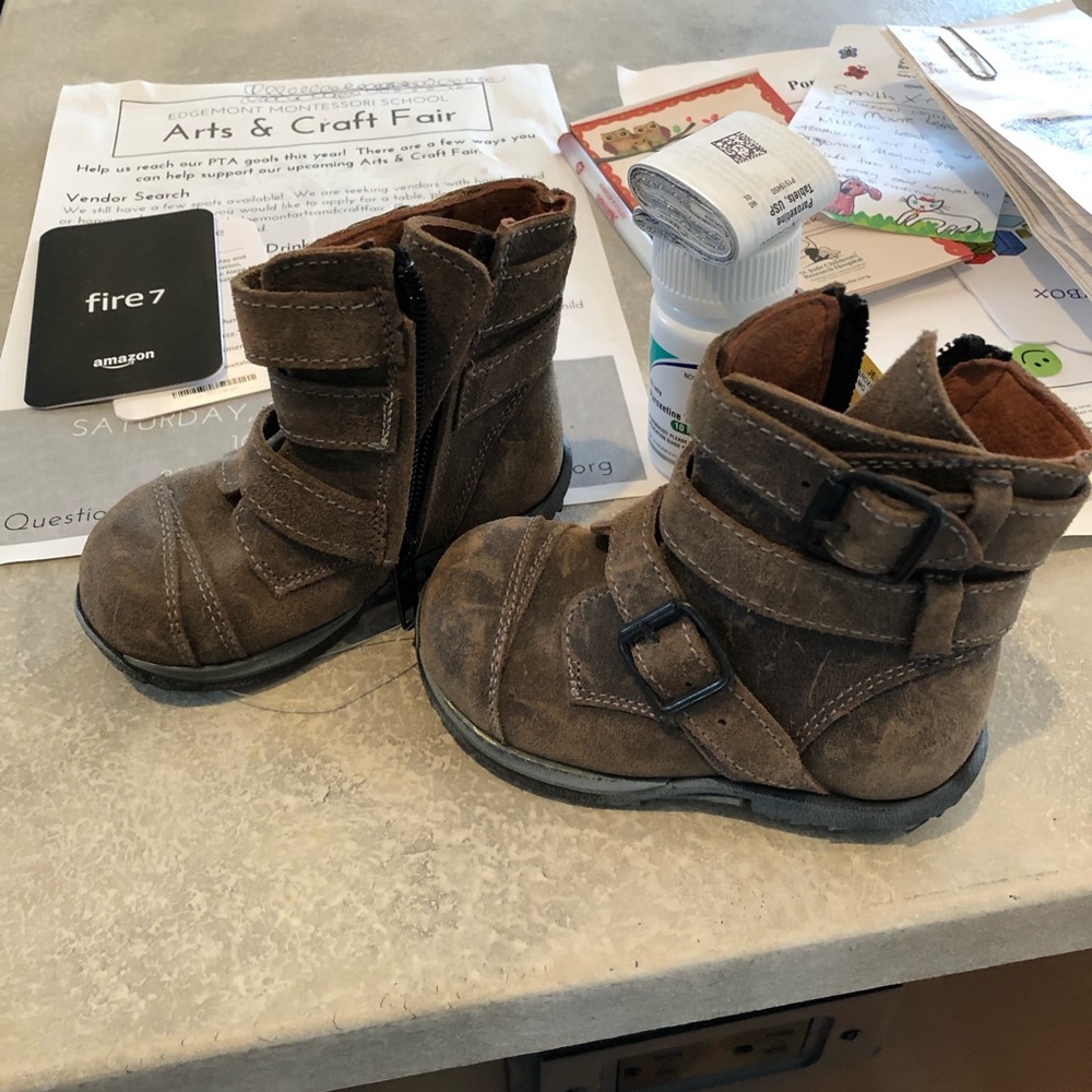 Baby Biscotti Leather Boots NEW!